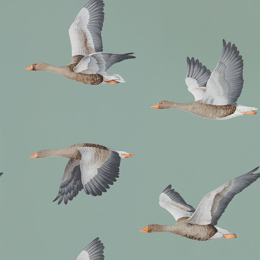Sanderson Geese Behang Ganzen 216610