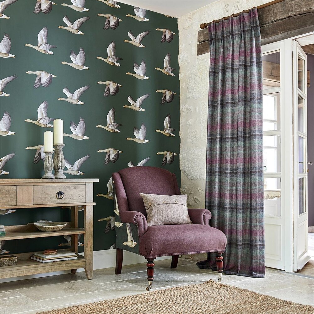 Sanderson Geese Behang Ganzen 216608