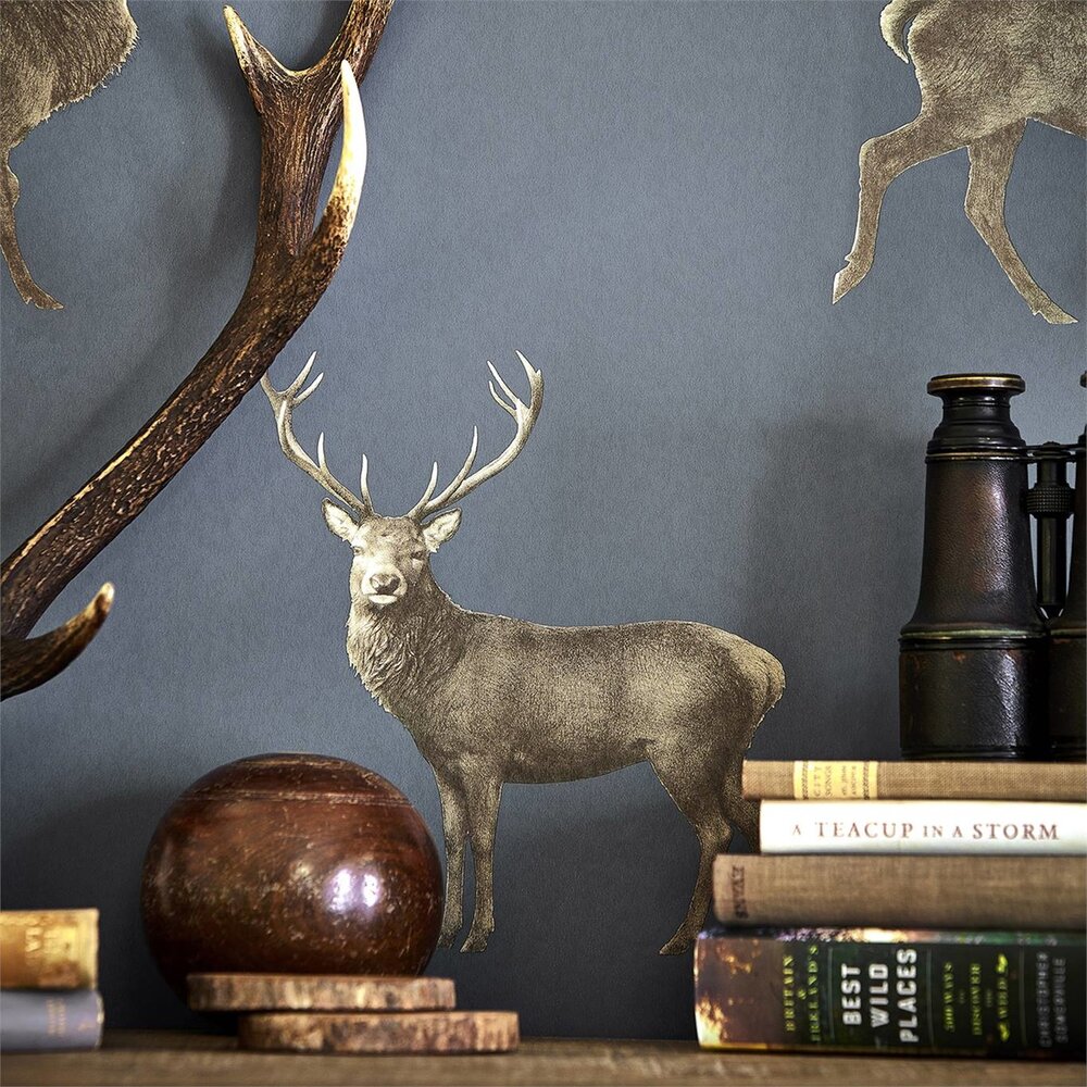 Sanderson Evesham Deer Behang Hert