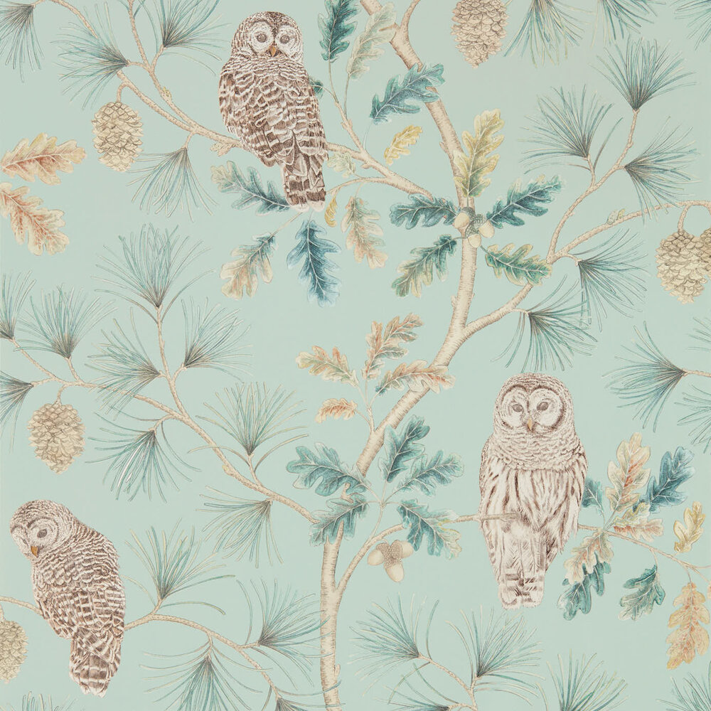 Sanderson Owlswick Behang Uilen 216596