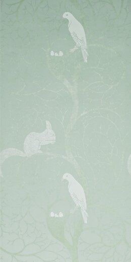 DVIWSQ103 sanderson Behang Vintage Squirrel &amp; Dove
