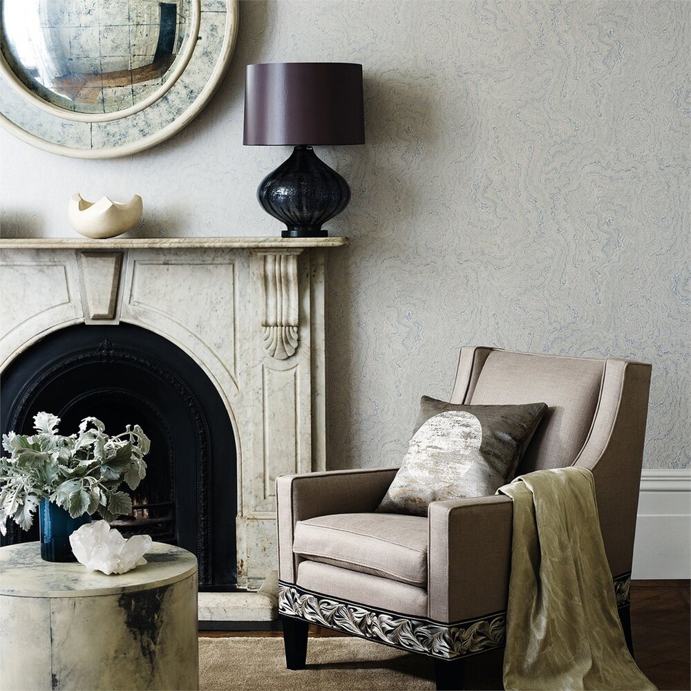 Suminagashi Behang Zoffany Akaishi Behang Collectie 312536