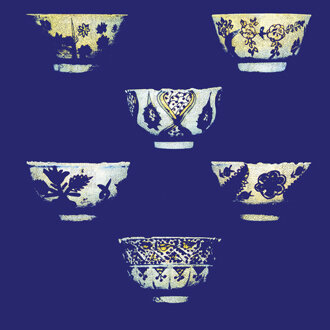ELITIS Le bleu th&eacute; Behang Paneel DM_864_04