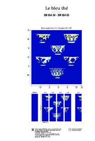 ELITIS Le bleu th&eacute; Behang Paneel DM_864_04