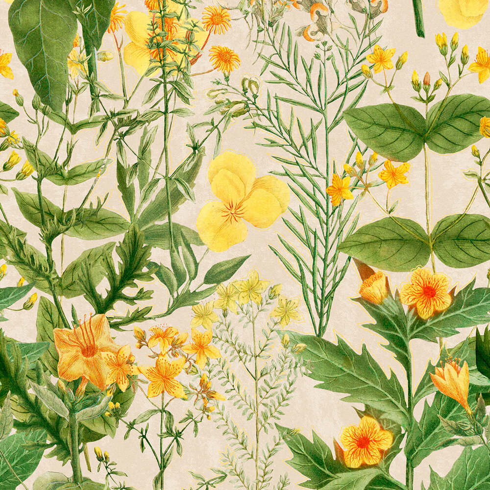 Mind the Gap Mimulus Behang WP20323