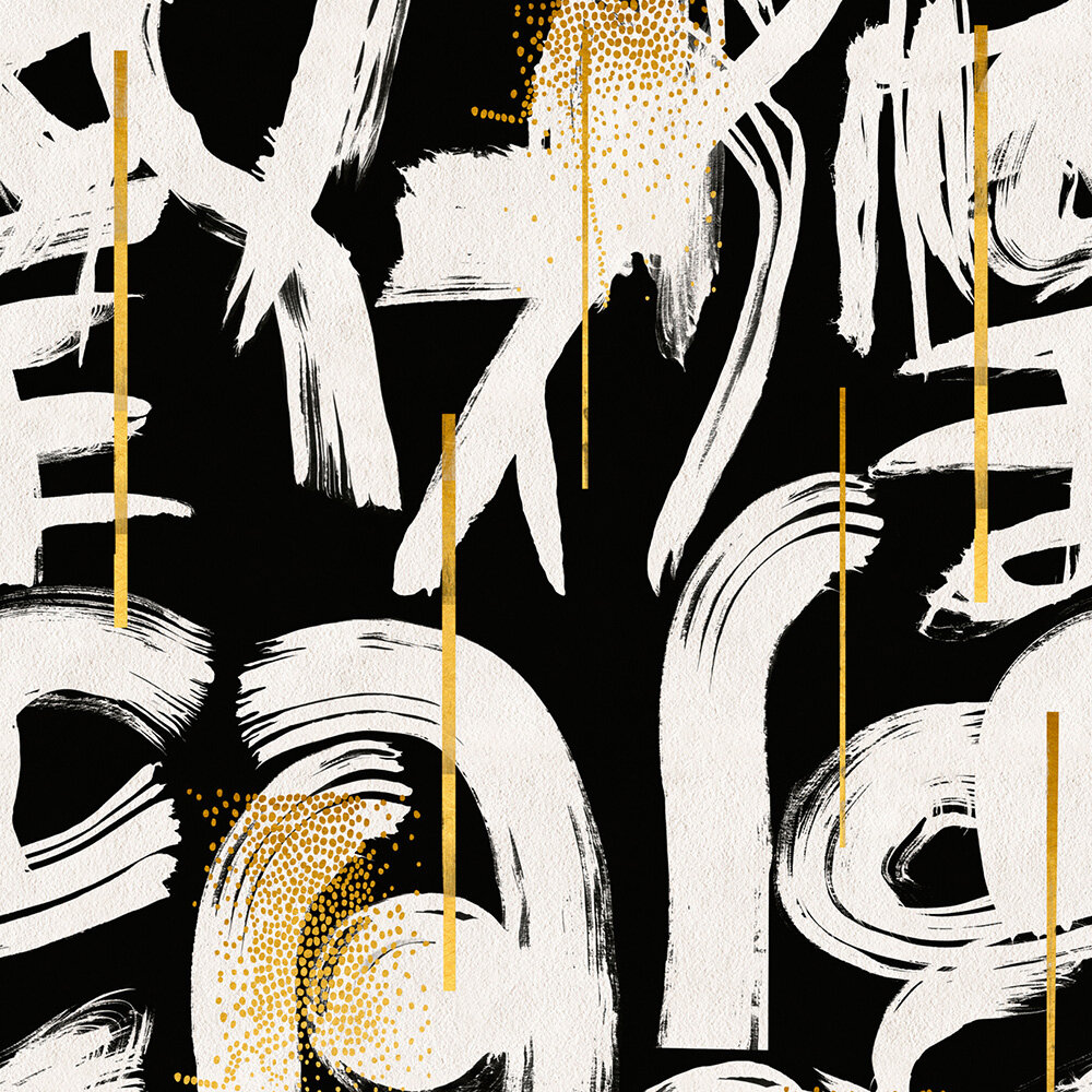 Mind the Gap Gestural Abstraction Behang WP20331