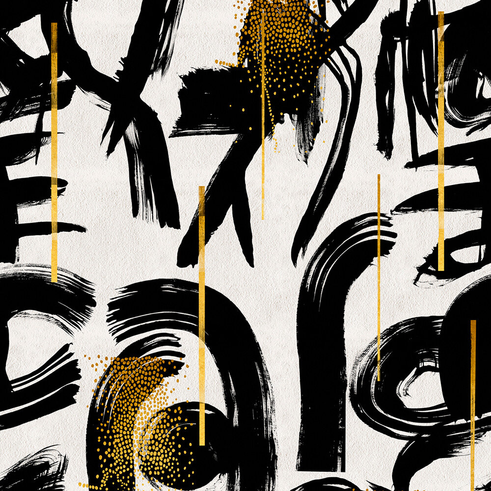 Mind the Gap Gestural Abstraction Behang WP20332