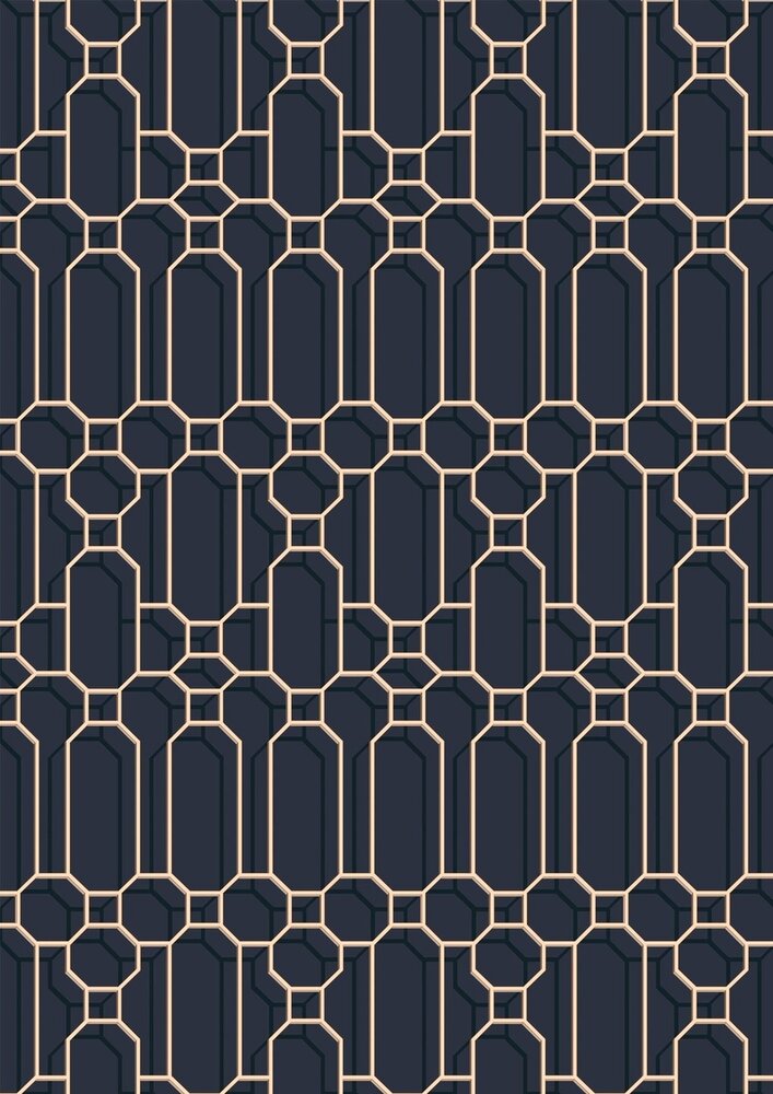 Kit Miles Fretwork Behang 8941 501