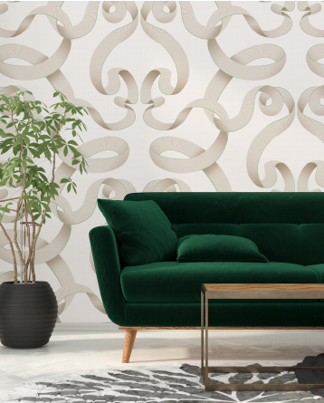 Kit Miles Emperor Damask Behang