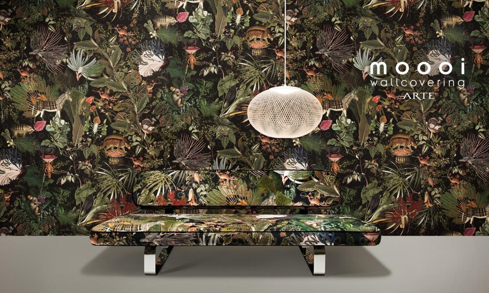 Moooi Menagerie of Extinct Animals MO2071 behang raven arte