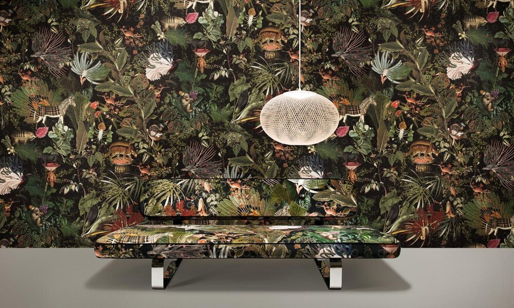 Moooi Menagerie of Extinct Animals behang raven arte MO2072