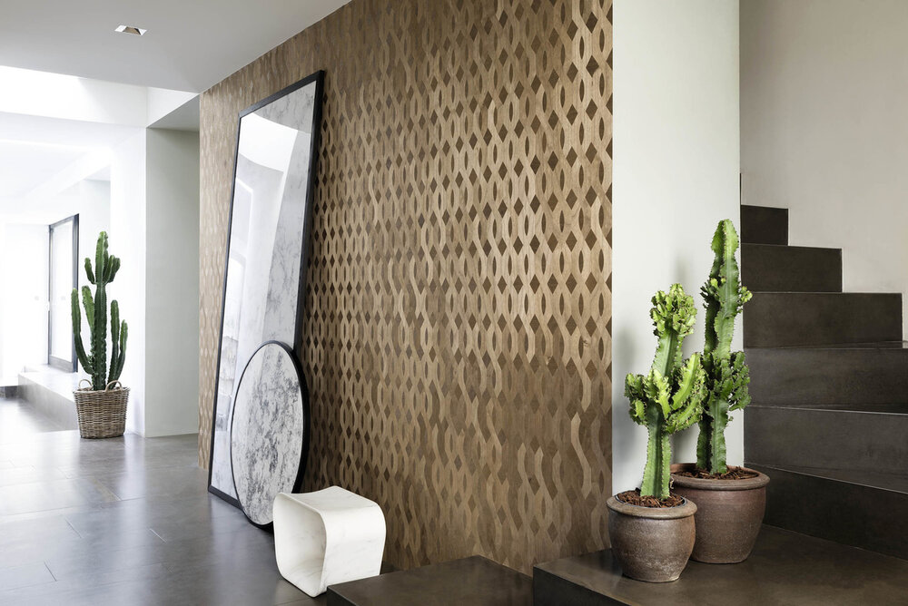 ELITIS Nappees Behang&nbsp;Essence de bois Collectie&nbsp;RM_435_72