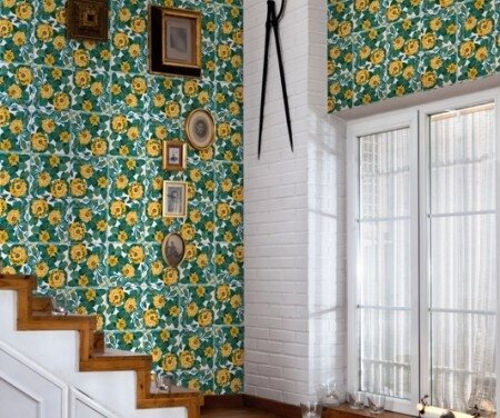 Tiles Daisy behang luxury by nature sfeer 2