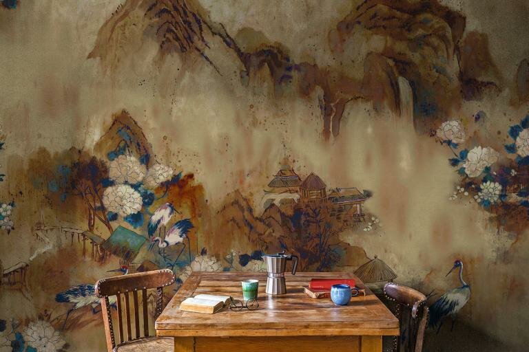Coordonne Kasgar Behang Random Chinoiseries Collectie 7900182
