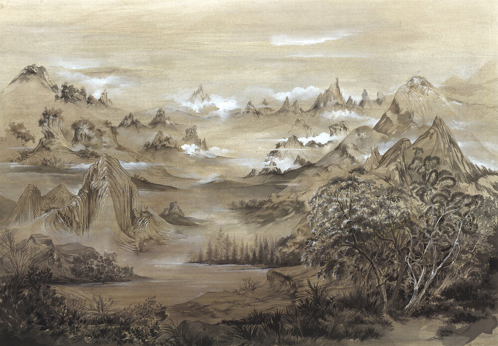 Coordonne Kami Behang&nbsp;Random Chinoiseries Collectie&nbsp;7900020