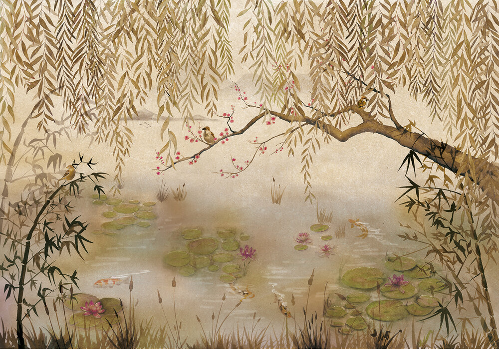Coordonne Lotus Behang 7900041