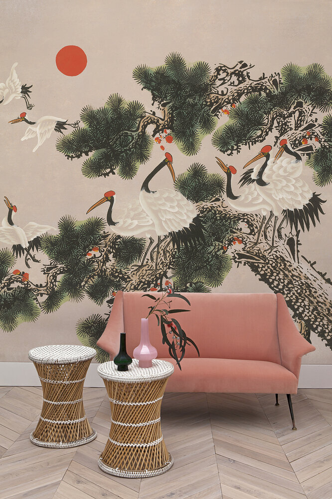 Coordonne Ukiyo Behang Random Chinoiseries Behang Collectie