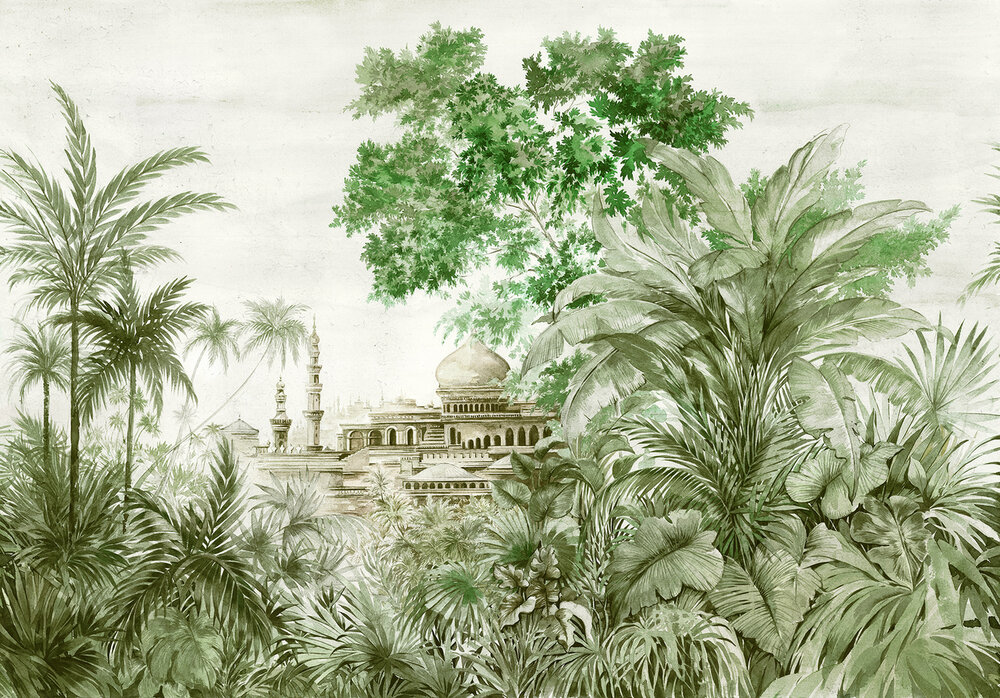Coordonne Taj Mahal Behang Random Chinoiseries Collectie&nbsp;7900121