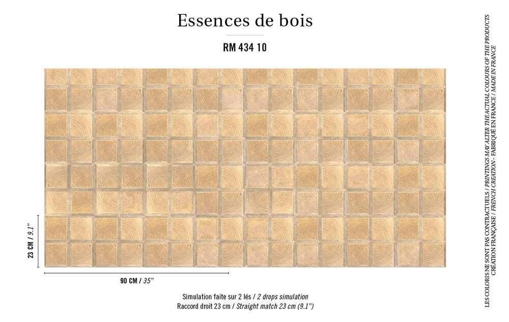 ELITIS Caissa Behang Essence de bois Collectie&nbsp;RM_434_10