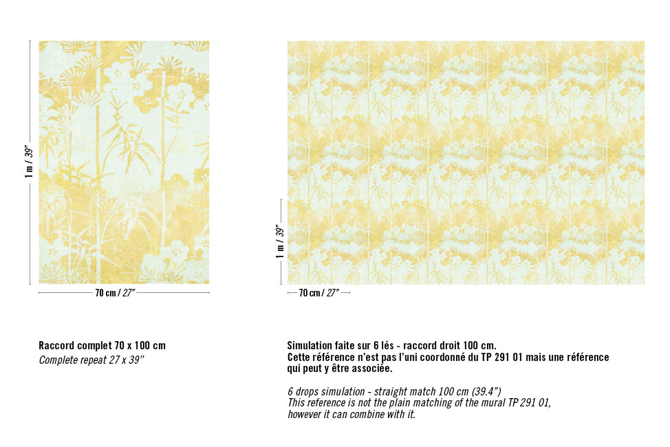 ELITIS La Montagne Sacree Behang Soleil levant Collectie&nbsp;TP_292_01