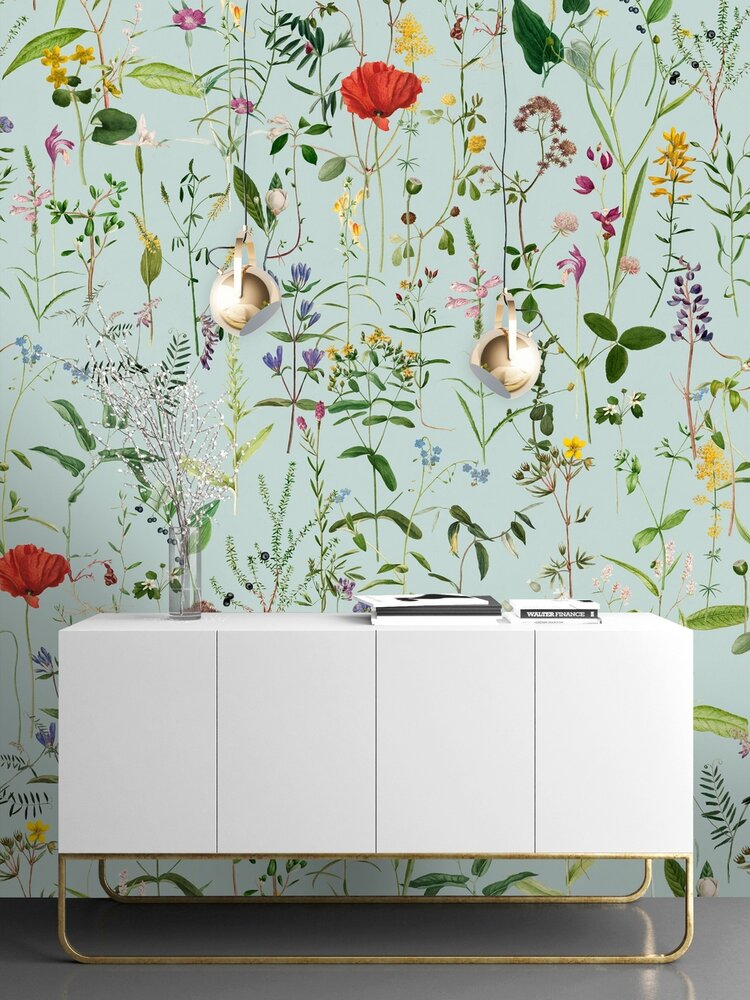 Mind the Gap Aquafleur Behang Designer Wallpaper WP20174