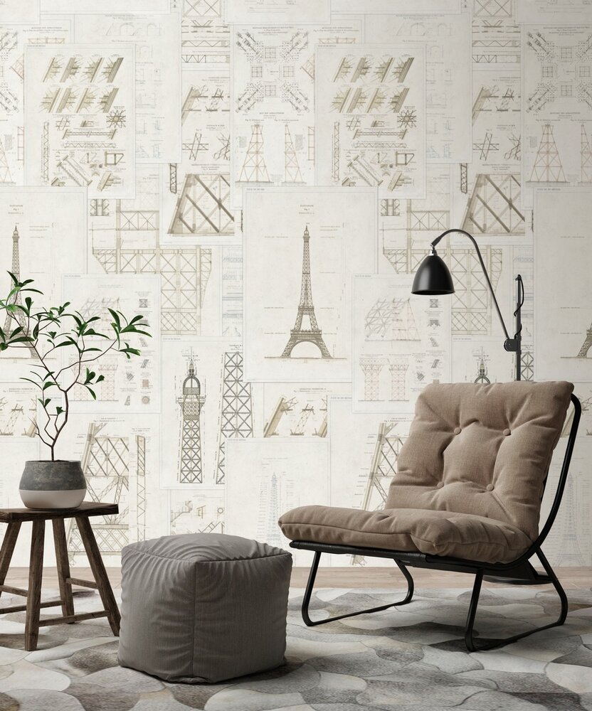 Mind the Gap Grand Eiffel Behang WP20217