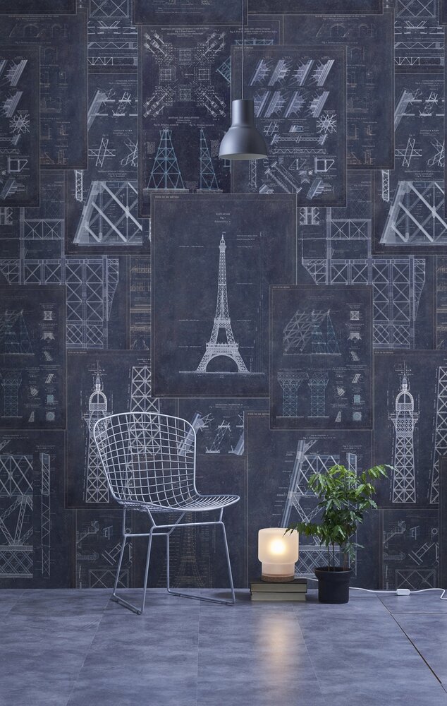 Mind the Gap Grand Eiffel Behang WP20219