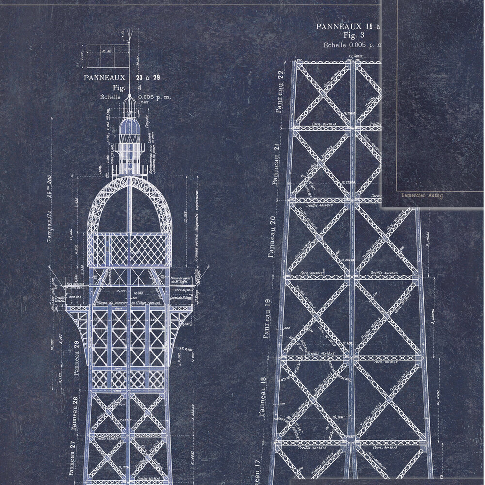 Mind the Gap Grand Eiffel Behang WP20219