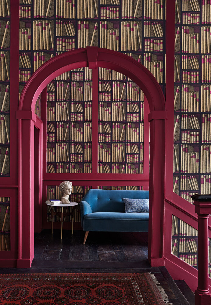 Fornasetti Ex Libris&nbsp;Behang Cole and Son Senza Tempo Collectie 114/15031