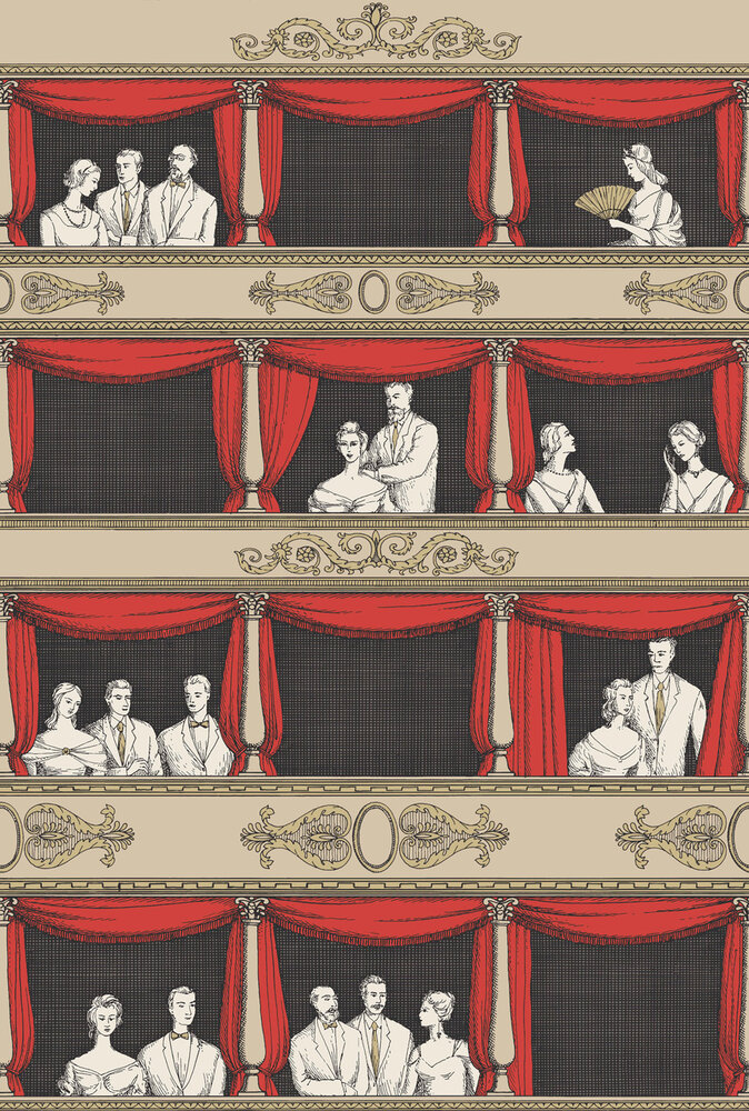Fornasetti Teatro Behang (Cole &amp; Son) - Senza Tempo 114/18037