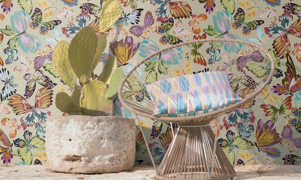Missoni Vanessa Behang Paneel Vlinders