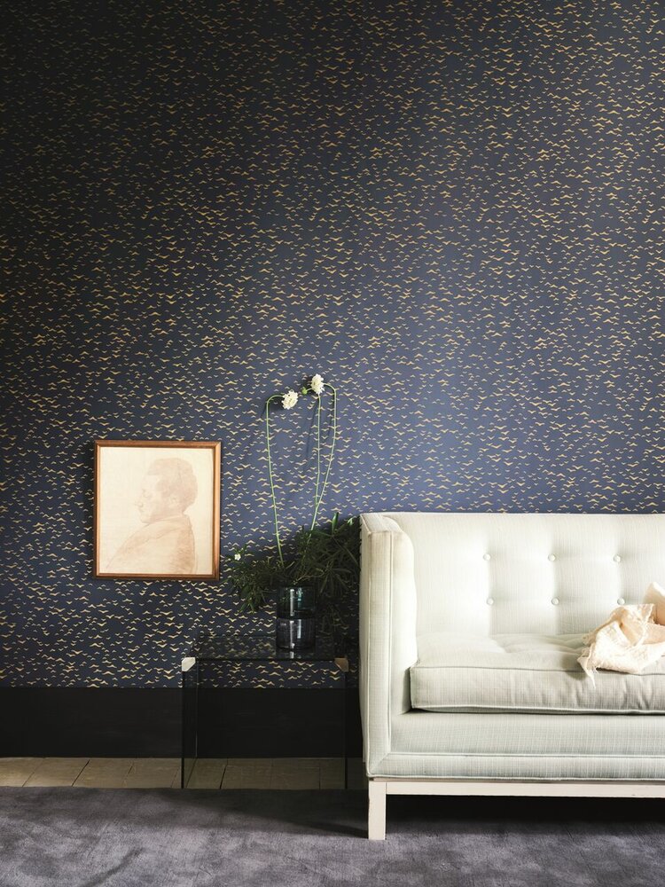 Farrow and Ball Yukutori Metallic Behang