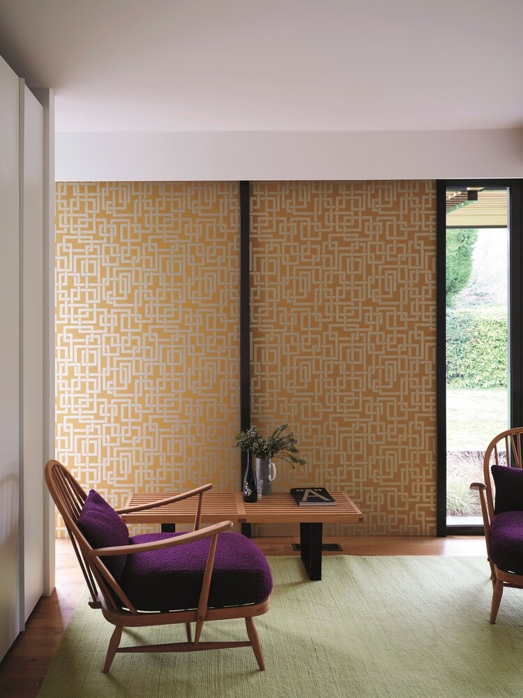 Farrow and Ball Enigma Behang Metallic