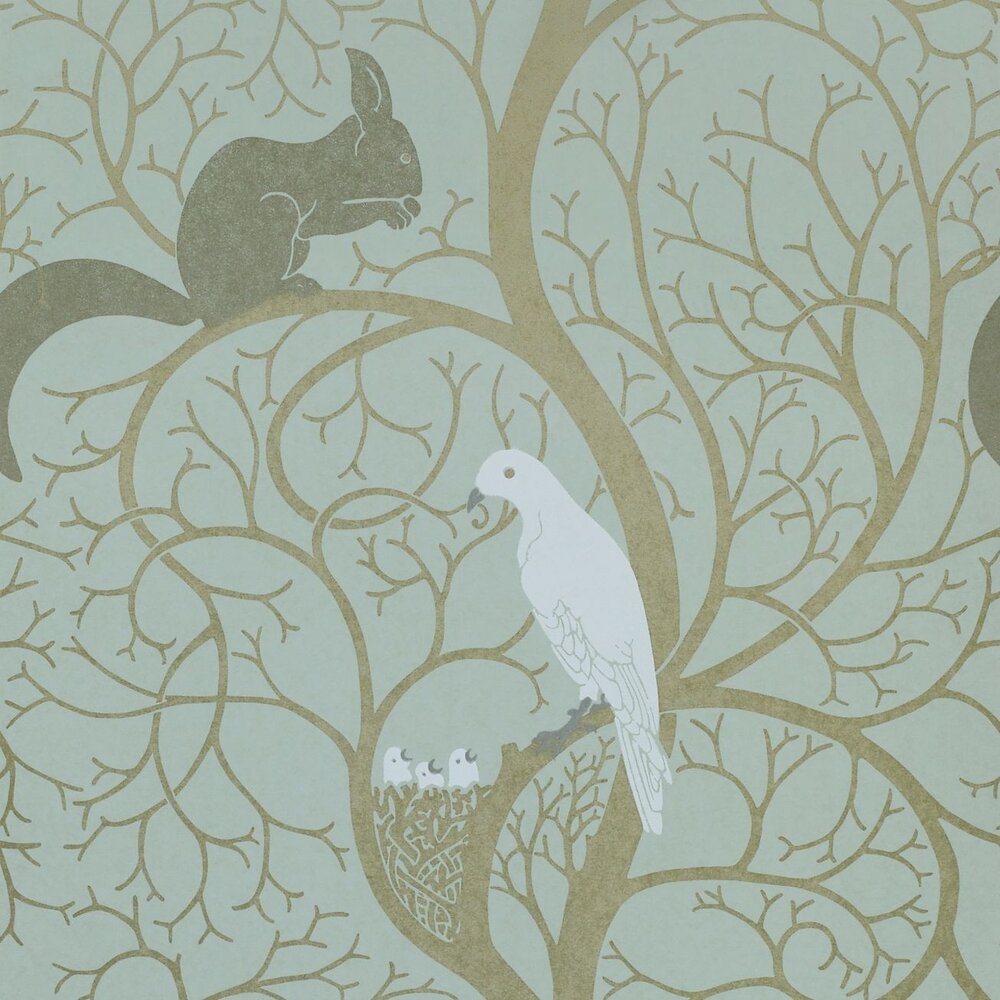 DVIWSQ103 sanderson Behang Vintage Squirrel &amp; Dove 2