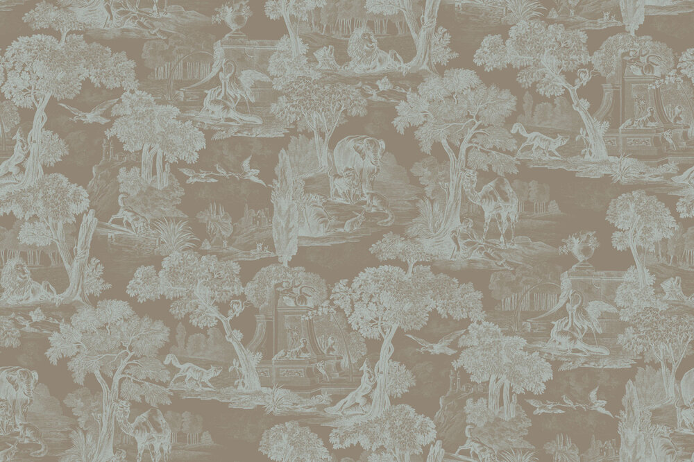versailles behang papier cole and son behang teal