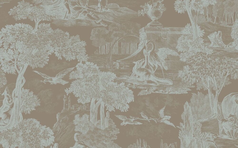 versailles behang papier cole and son behang teal 2