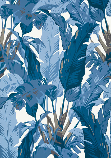 Thibaut Travelers Palm behang T10126  Tropics collectie 2