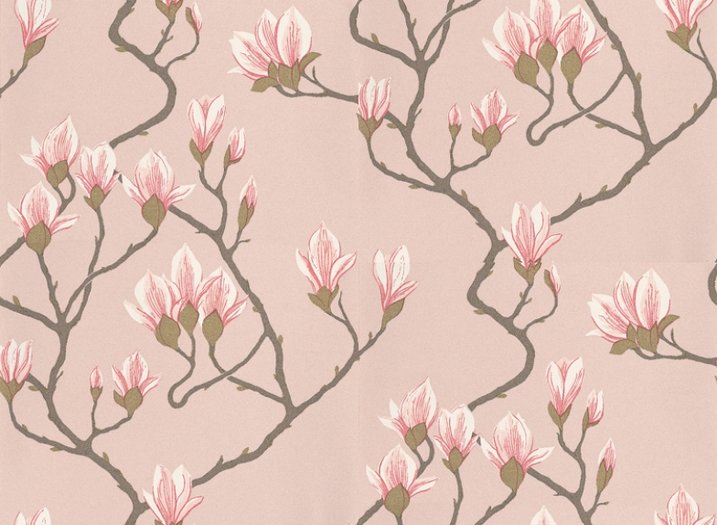 verbannen matras wol Cole & Son Magnolia Behangpapier - Luxury By Nature