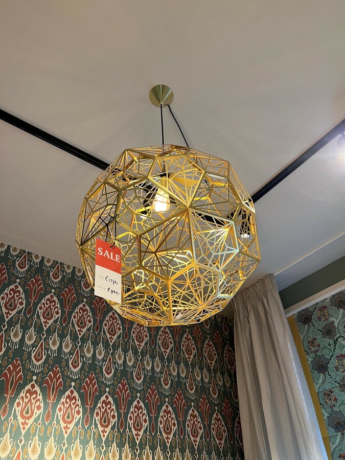 Prematuur regen Uitputting Tom Dixon Gouden Geometrische Hanglamp - Luxury By Nature