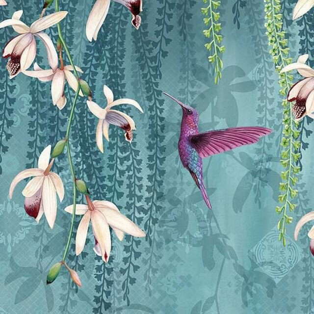 Mangel Doe herleven Haiku Osborne and Little Trailing Orchid behang - Luxury By Nature