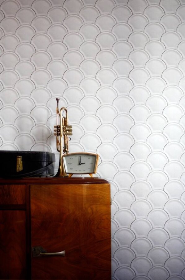 Voorwaarde amateur nogmaals Scales Behang Van Tegels Uit Tiles Coordonne, Via Luxury By Nature - Luxury  By Nature