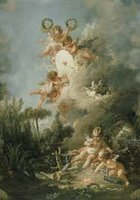 Pierre Frey La Cible D&#039;Amour Behang&nbsp;Rituel Collectie&nbsp;FP525001