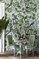 Mind the Gap La Voliere Green Behang