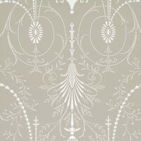 Little Greene Marlborough Behang London Wallpapers VParis Grey