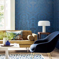 Little Greene St James&#039;s Park Behang Cobalt Fade