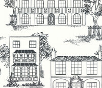 Behang Little Greene Hampstead Ink 20th Century Papers Collectie Luxury By Nature
