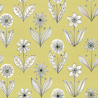 Behang Little Greene Florette Acid green 20th Century Papers Collectie Luxury By Nature sfeer