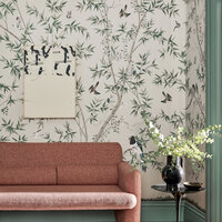 Little Greene Belton Scenic behang Oyster little greene behang sfeer