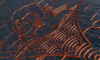 Indigo Macaque behang arte jeans apenMO3000