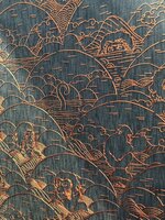 ARTE Moooi Indigo Macaque behang muurbekleding ARTE jeans apen